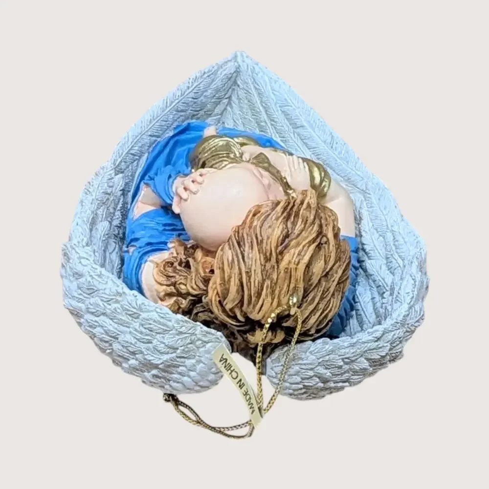 Vintage Mark Klaus Angels Among Us Resin Ornament